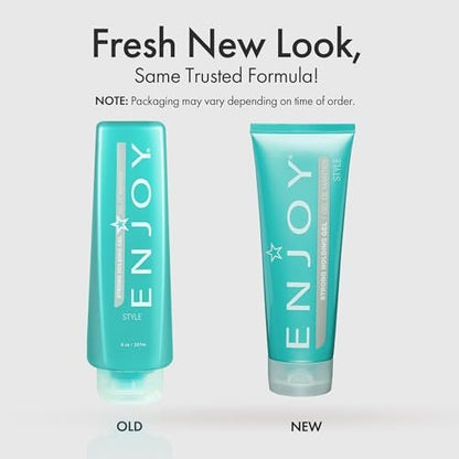 Enjoy Strong Holding Gel – Alcohol-Free Styling Gel with Medium to Strong Hold & Volume Boost, 8 oz Avelisse