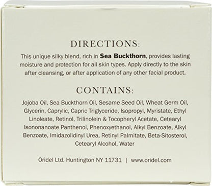 Oridel Silk Day Moisturizing Cream with Sea Buckthorn - 2 oz
