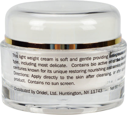 Oridel Silk Day Moisturizing Cream with Sea Buckthorn - 2 oz