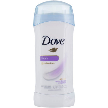 Dove Antiperspirant Deodorant, Fresh, 2.6 oz (Pack of 2)