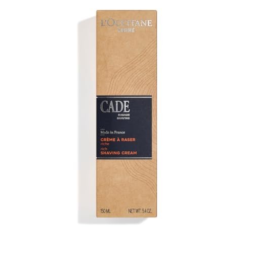 L'OCCITANE Cade Shaving Cream – Rich Creamy Foam with Shea Butter for a Smooth, Irritation-Free Shave Avelisse