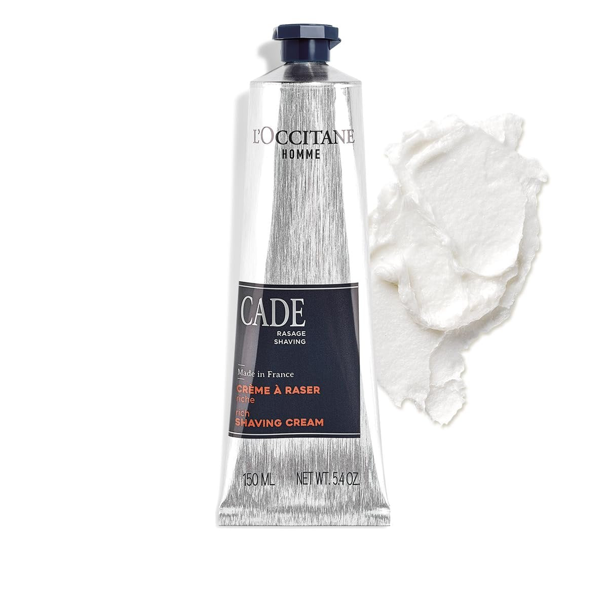 L'OCCITANE Cade Shaving Cream – Rich Creamy Foam with Shea Butter for a Smooth, Irritation-Free Shave Avelisse