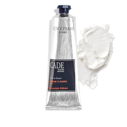 L'OCCITANE Cade Shaving Cream – Rich Creamy Foam with Shea Butter for a Smooth, Irritation-Free Shave Avelisse