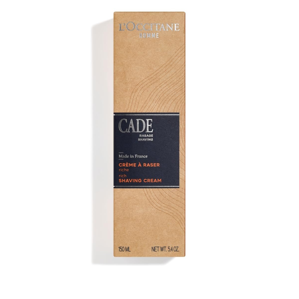 L'OCCITANE Cade Shaving Cream – Rich Creamy Foam with Shea Butter for a Smooth, Irritation-Free Shave Avelisse