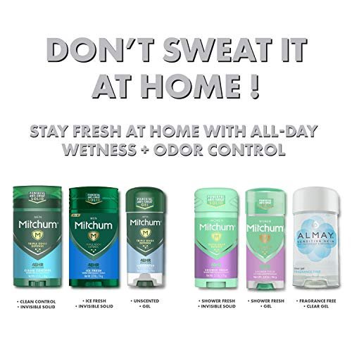 Almay Sensitive Skin Clear Gel Antiperspirant & Deodorant, Fragrance Free, 2.25 oz (Pack of 4) - görsel 6