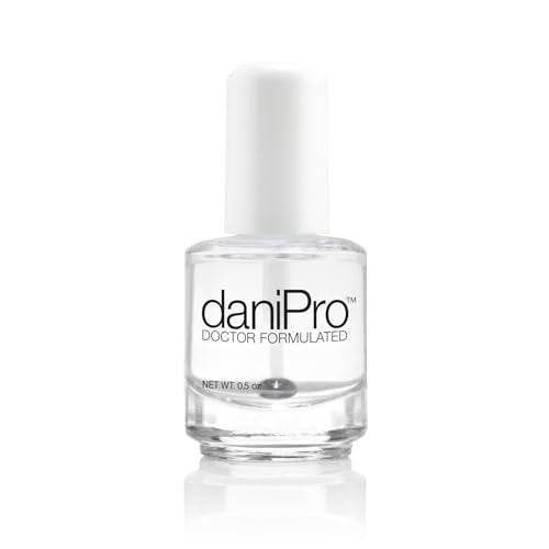 daniPro Doctor-Formulated Clear Base Coat Nail Polish – Strengthening Base Coat with Undecylenic Acid, Biotin & Vitamins for Healthier Nails (0.5 oz, Made in USA) Avelisse