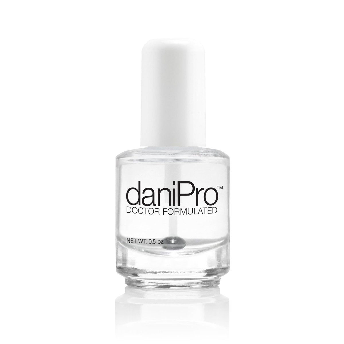 daniPro Doctor-Formulated Clear Base Coat Nail Polish – Strengthening Base Coat with Undecylenic Acid, Biotin & Vitamins for Healthier Nails (0.5 oz, Made in USA) Avelisse