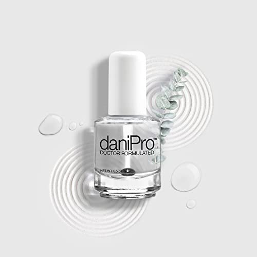 daniPro Doctor-Formulated Clear Base Coat Nail Polish – Strengthening Base Coat with Undecylenic Acid, Biotin & Vitamins for Healthier Nails (0.5 oz, Made in USA) Avelisse