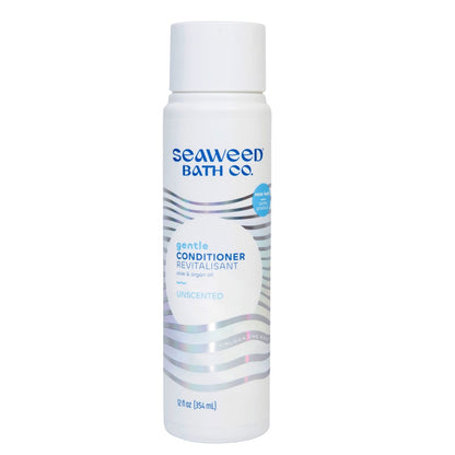 Unscented Gentle Conditioner with Seaweed, Aloe & Argan Oil – 12 oz – The Seaweed Bath Co. Avelisse