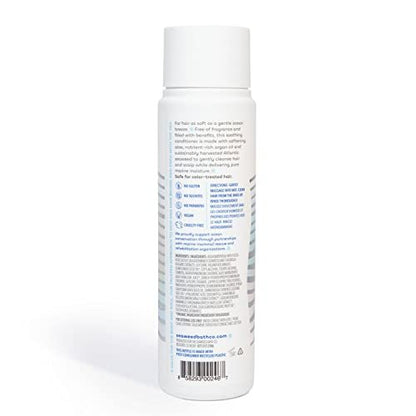 Unscented Gentle Conditioner with Seaweed, Aloe & Argan Oil – 12 oz – The Seaweed Bath Co. Avelisse