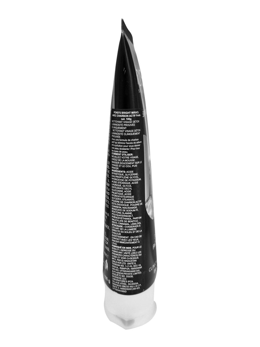 POND'S Bright Miracle Activated Charcoal Face Wash, 100g - Deep Clean & Brighten - görsel 5