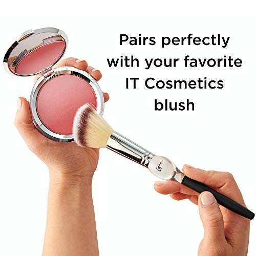 IT Cosmetics Heavenly Luxe French Boutique Blush Brush #4 - Angled Blush Brush for Cheeks - Liquid & Powder Blush Brush Avelisse