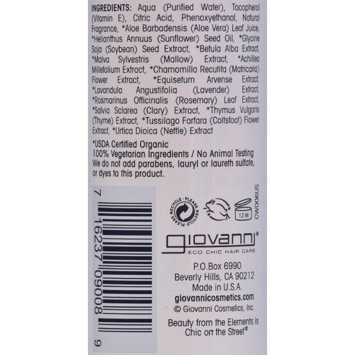 Giovanni Protective Moisture Leave-In Treatment - Leave In Conditioner Spray & Detangler for All Hair Types, Heat Protectant, Smooth Silk Finish, 5.1 Fl Oz - görsel 3