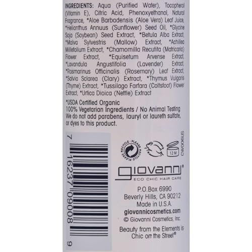 Giovanni Protective Moisture Leave-In Treatment - Leave In Conditioner Spray & Detangler for All Hair Types, Heat Protectant, Smooth Silk Finish, 5.1 Fl Oz - görsel 4