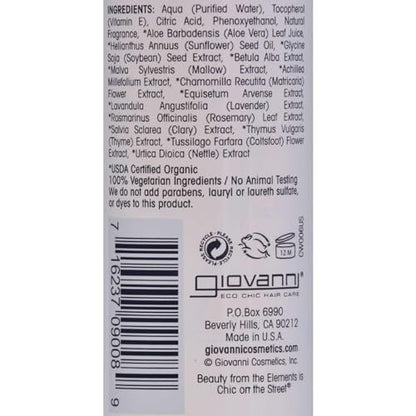 Giovanni Protective Moisture Leave-In Treatment - Leave In Conditioner Spray & Detangler for All Hair Types, Heat Protectant, Smooth Silk Finish, 5.1 Fl Oz