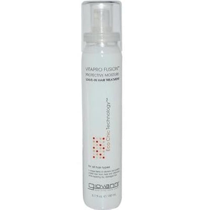 Giovanni Protective Moisture Leave-In Treatment - Leave In Conditioner Spray & Detangler for All Hair Types, Heat Protectant, Smooth Silk Finish, 5.1 Fl Oz