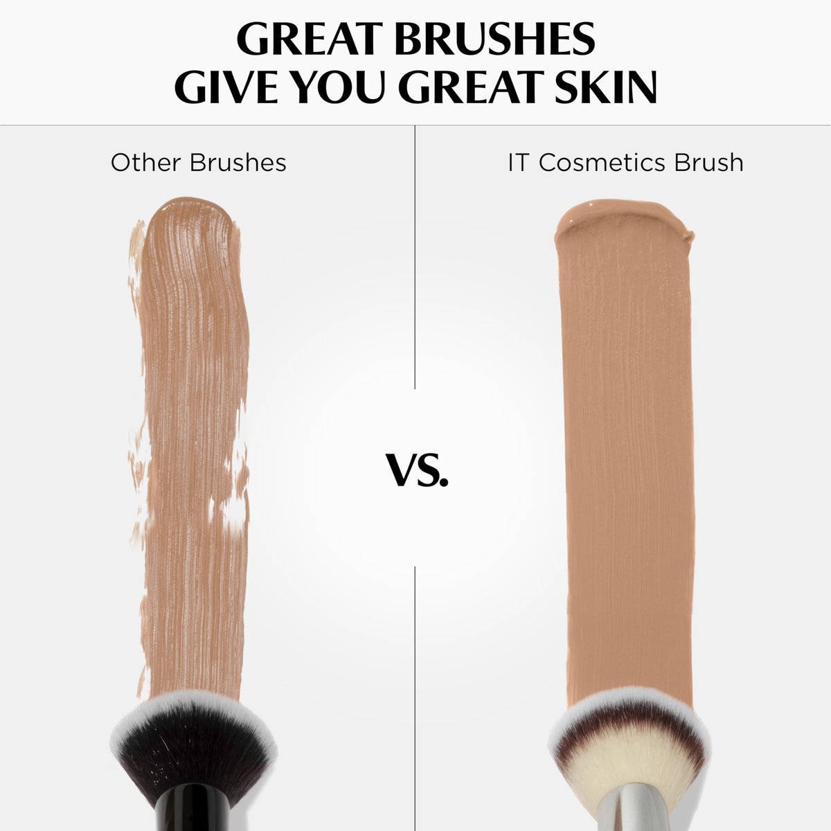 IT Cosmetics Heavenly Luxe Complexion Perfection Brush #7 - Dual-Ended Premium Makeup Brush for Foundation, Concealer & Contour, Ultra-Soft Synthetic Fibers, Airbrush Finish, Pro-Hygienic, Cruelty-Free Avelisse