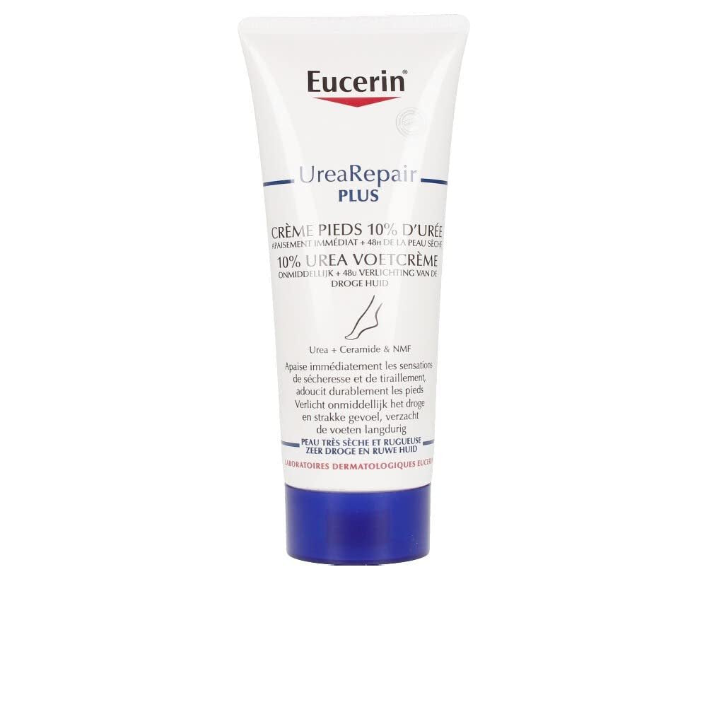 Eucerin UreaRepair Plus Foot Cream 10% Urea – Intensive Moisturizer for Dry, Cracked Feet (100ml) Avelisse