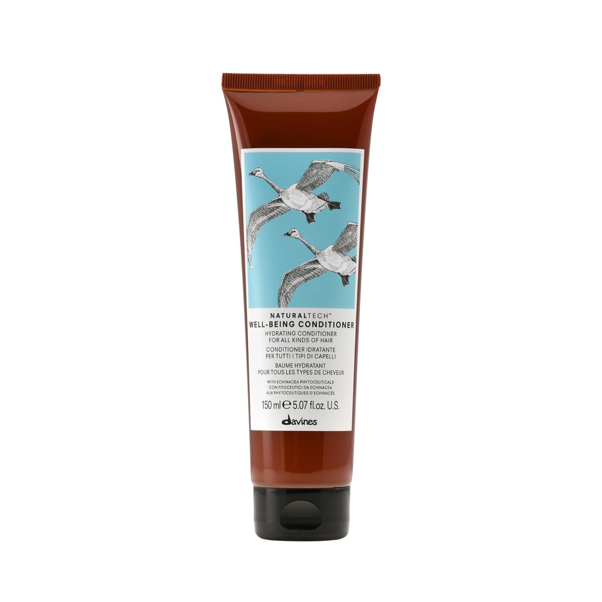 Davines Naturaltech Wellbeing Conditioner - Gentle Cleansing & Hydrating Conditioner with Echinacea for All Hair Types, 5.07 oz Avelisse