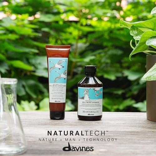 Davines Naturaltech Wellbeing Conditioner - Gentle Cleansing & Hydrating Conditioner with Echinacea for All Hair Types, 5.07 oz Avelisse