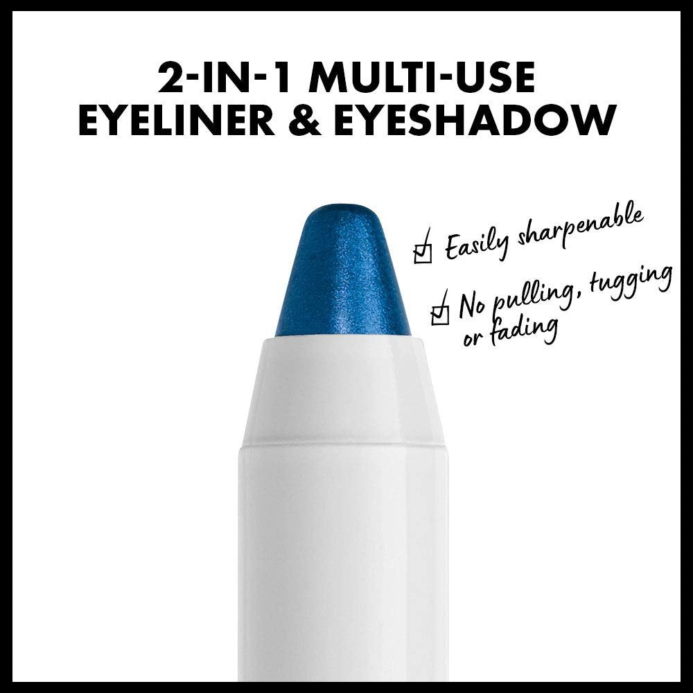 NYX PROFESSIONAL MAKEUP Jumbo Eye Pencil - Cobalt (Dark Blue with Silver Glitter) - görsel 3