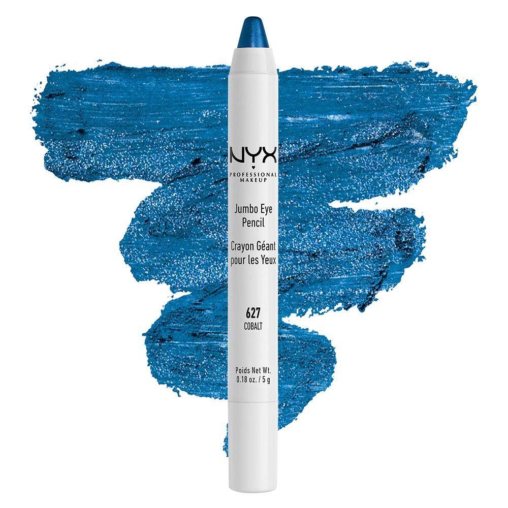 NYX PROFESSIONAL MAKEUP Jumbo Eye Pencil - Cobalt (Dark Blue with Silver Glitter) - görsel 1