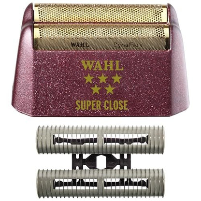 Wahl Professional 5 Star Series Shaver Shaper Replacement Foil & Cutter Bar Assembly - Super Close, Gold Avelisse