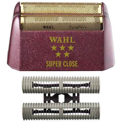 Wahl Professional 5 Star Series Shaver Shaper Replacement Foil & Cutter Bar Assembly - Super Close, Gold Avelisse