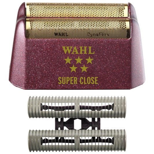 Wahl Professional 5 Star Series Shaver Shaper Replacement Foil & Cutter Bar Assembly - Super Close, Gold Avelisse