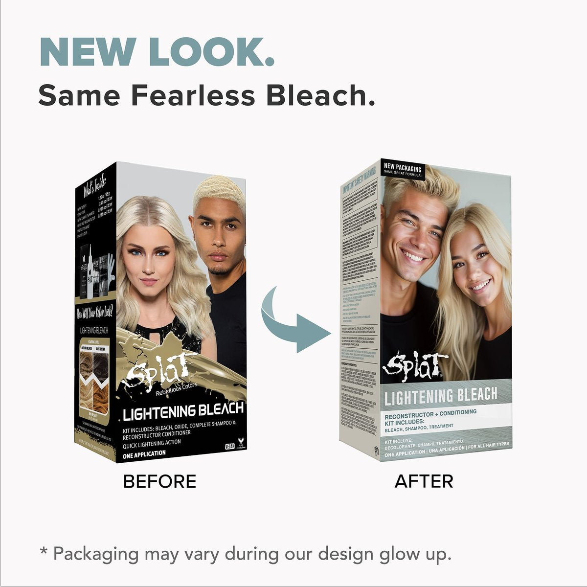 Splat Lightening Bleach Kit - 1 Application, Lifts 3-5 Levels, Vegan & Cruelty Free Hair Bleach Kit with Oxide, Bleach Powder, Shampoo & Deep Reconstructor Conditioner - görsel 4