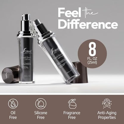Sormé Fresh Start Under Foundation Makeup Enhancer – Anti-Aging Primer for Mature Skin, Hydrating Face Primer for Normal & Dry Skin, 25 ml with Dermaxyl Avelisse