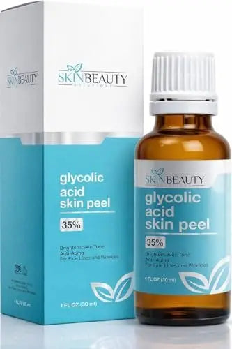 Glycolic Acid 35% Skin Chemical Peel - Buffered - Alpha Hydroxy (AHA) for Acne, Oily Skin, Wrinkles, Blackheads, Large Pores, Dull Skin (1 oz/30 ml) Avelisse