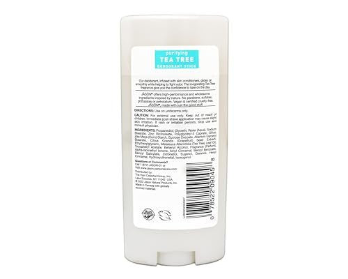 Jason Purifying Tea Tree Deodorant Stick - 2.5 oz, Natural & Aluminum-Free - görsel 6