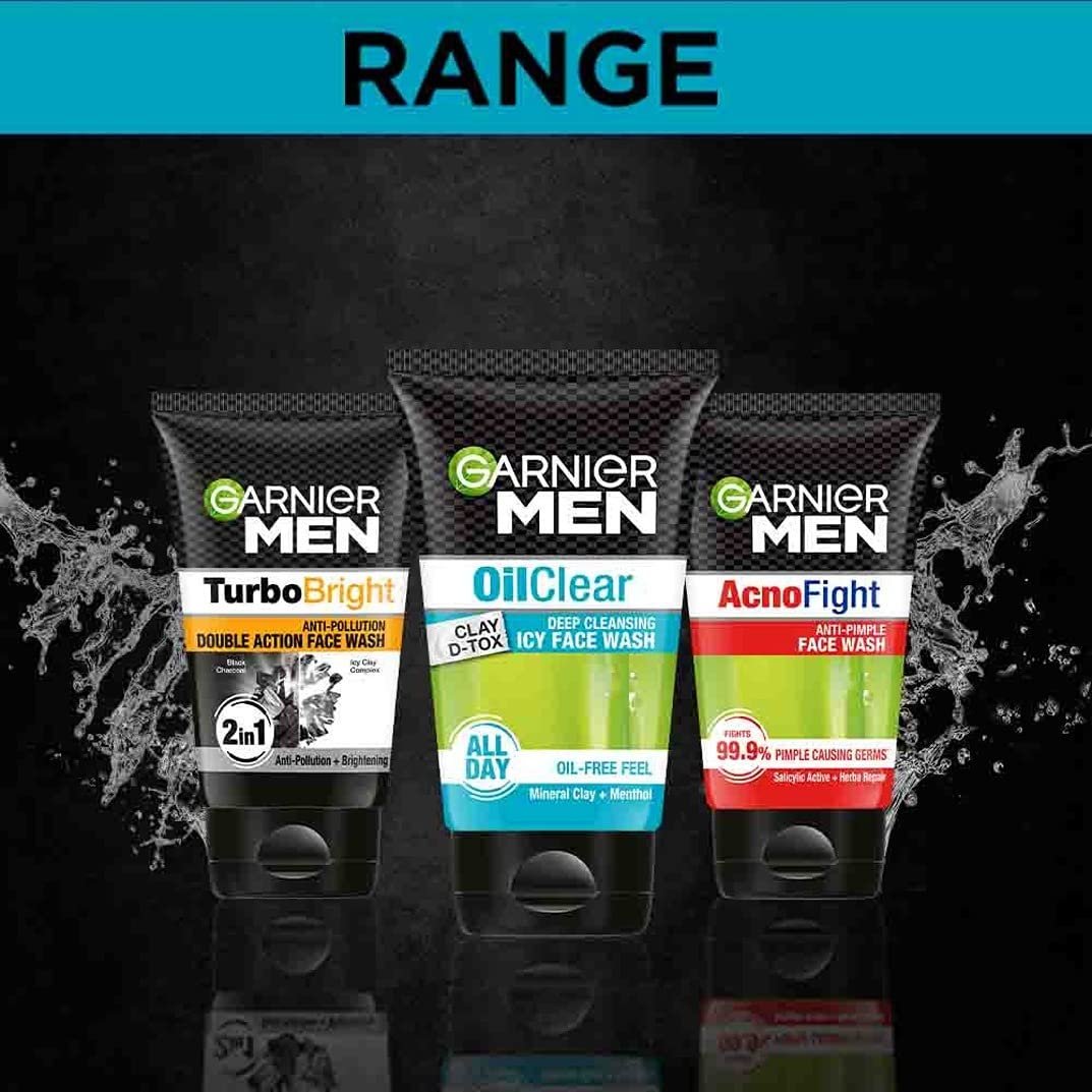 Garnier Men Oil Clear Face Wash, 100g – Deep Cleansing Gel for Oily Skin - görsel 13