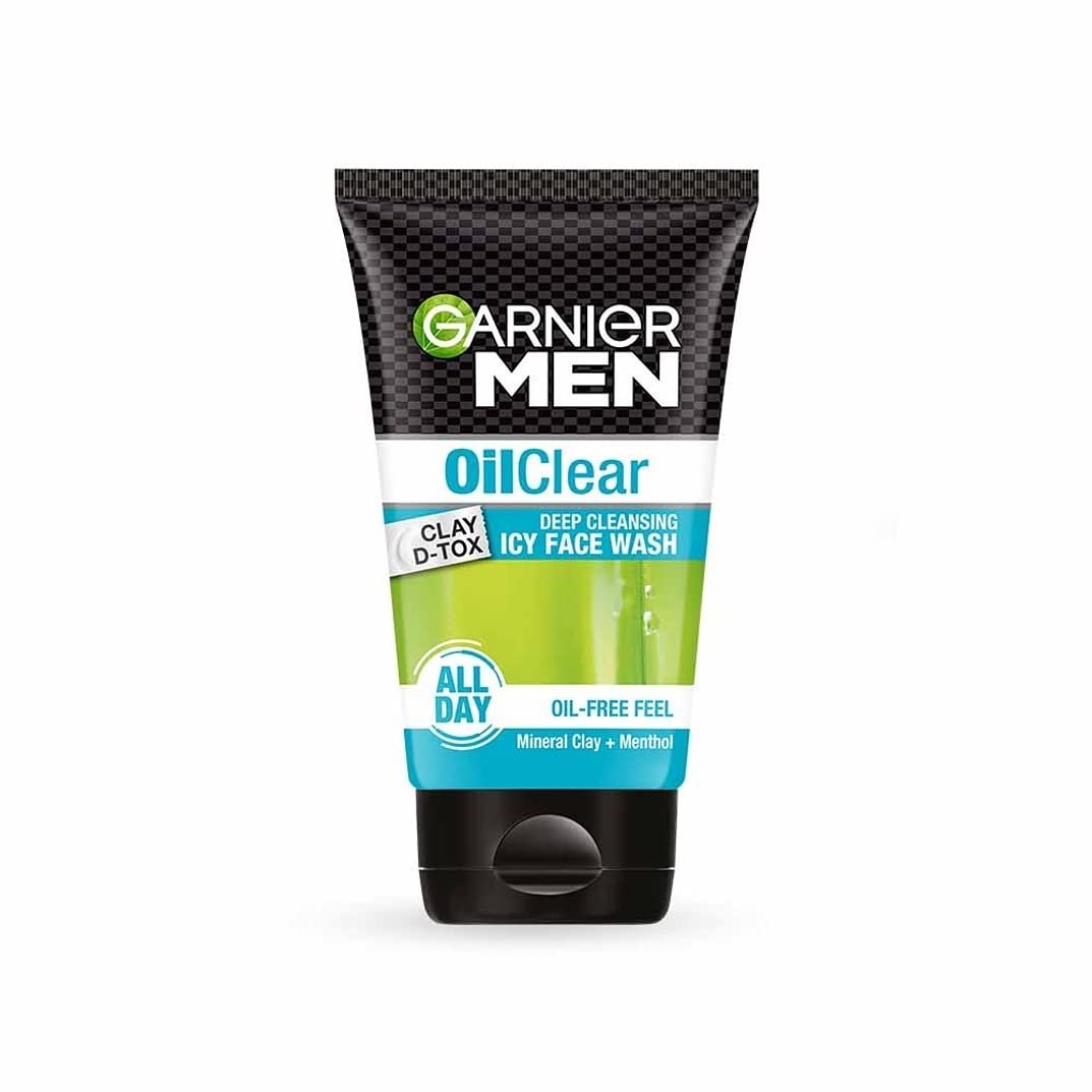 Garnier Men Oil Clear Face Wash, 100g – Deep Cleansing Gel for Oily Skin - görsel 1