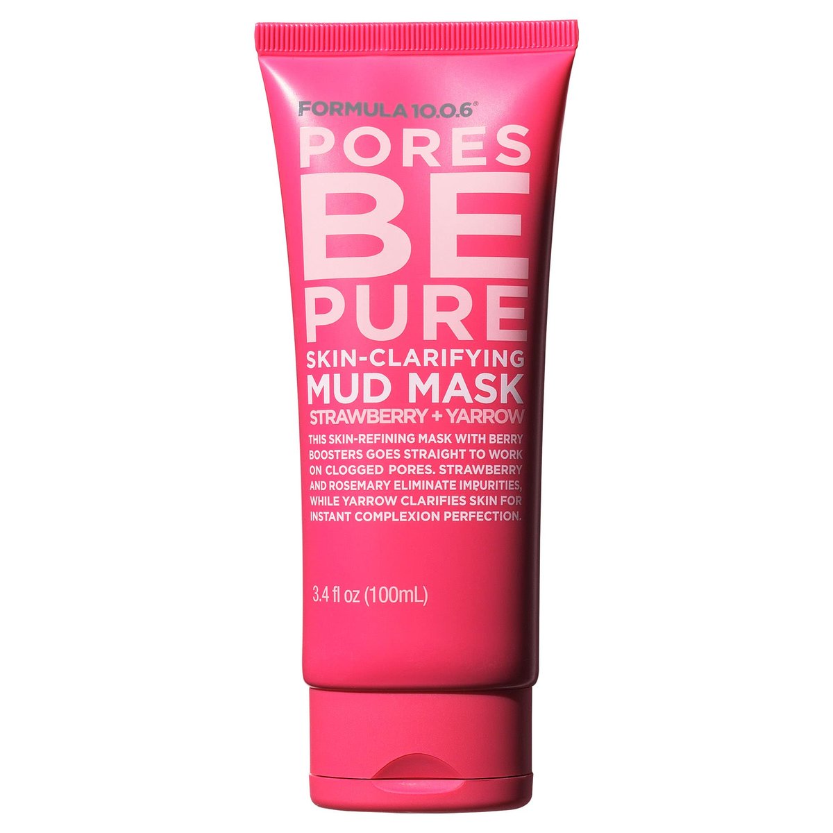 FORMULA 10.0.6 Pores Be Pure Skin-Clarifying Mud Mask for Pore Minimizing, 3.4 fl oz (100ml) - görsel 1