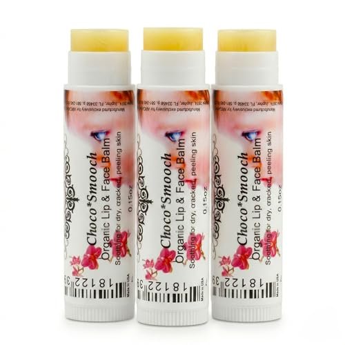Sweetsation Therapy ChocoSmooch Organic Baby Kids Lip & Face Balm - Set of 3 - Dry Cracked Irritated Skin Relief with Argan, Calendula, Avocado & Sea Buckthorn - görsel 2