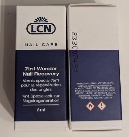 LCN 7in1 Wonder Nail Recovery – All-in-One Nail Treatment for All Nail Types (8 ml)