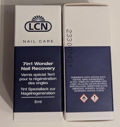 LCN 7in1 Wonder Nail Recovery – All-in-One Nail Treatment for All Nail Types (8 ml)