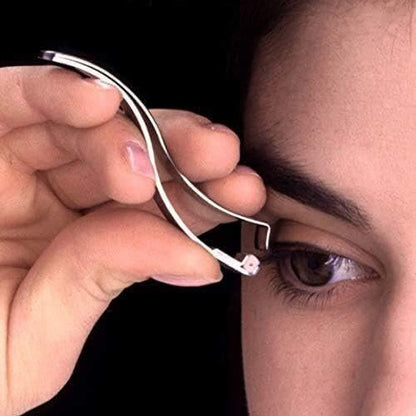 Prima Shogyo Partial Eyelash Curler for Corner Lash - Mini Japanese Eyelash Curler for Inner & Outer Lashes - Includes 6 Extra Rubber Pads - Made in Japan - C-2000 Avelisse