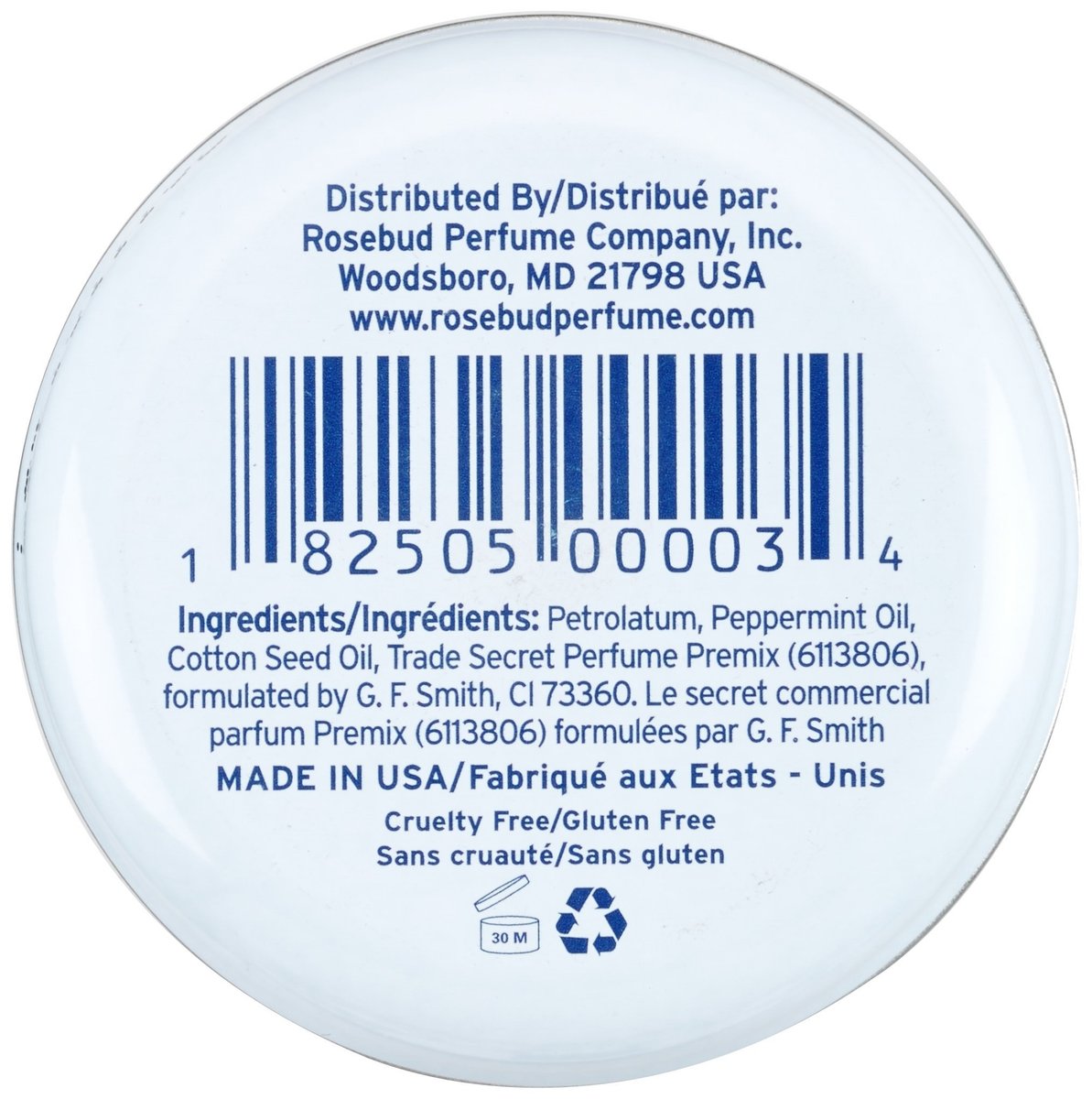 Rosebud Perfume Minted Rose Lip Balm Tin - 0.8 oz - görsel 5