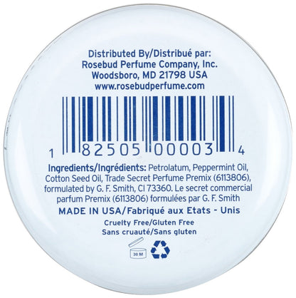 Rosebud Perfume Minted Rose Lip Balm Tin - 0.8 oz