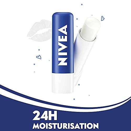 NIVEA Lipcare Essential Lip Balm - 0.17 oz Stick, Moisturizing & Protective Care - görsel 6
