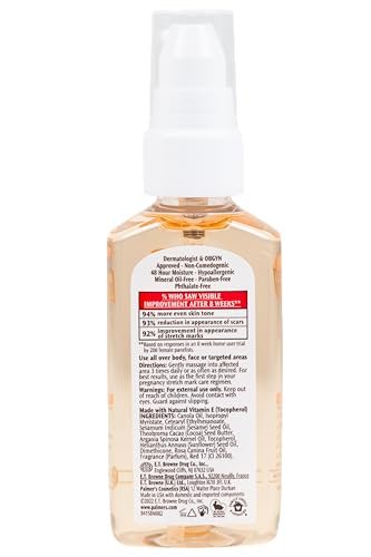 Palmer's Cocoa Butter Formula Skin Therapy Moisturizing Body Oil with Vitamin E, Rosehip Fragrance, 2 fl oz