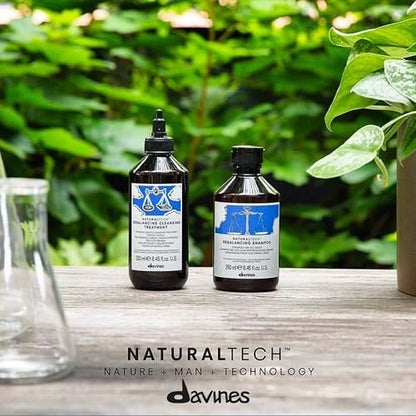 Davines Naturaltech Rebalancing Shampoo – Normalizing & Oil Control for Oily Scalp, 8.45 fl oz Avelisse