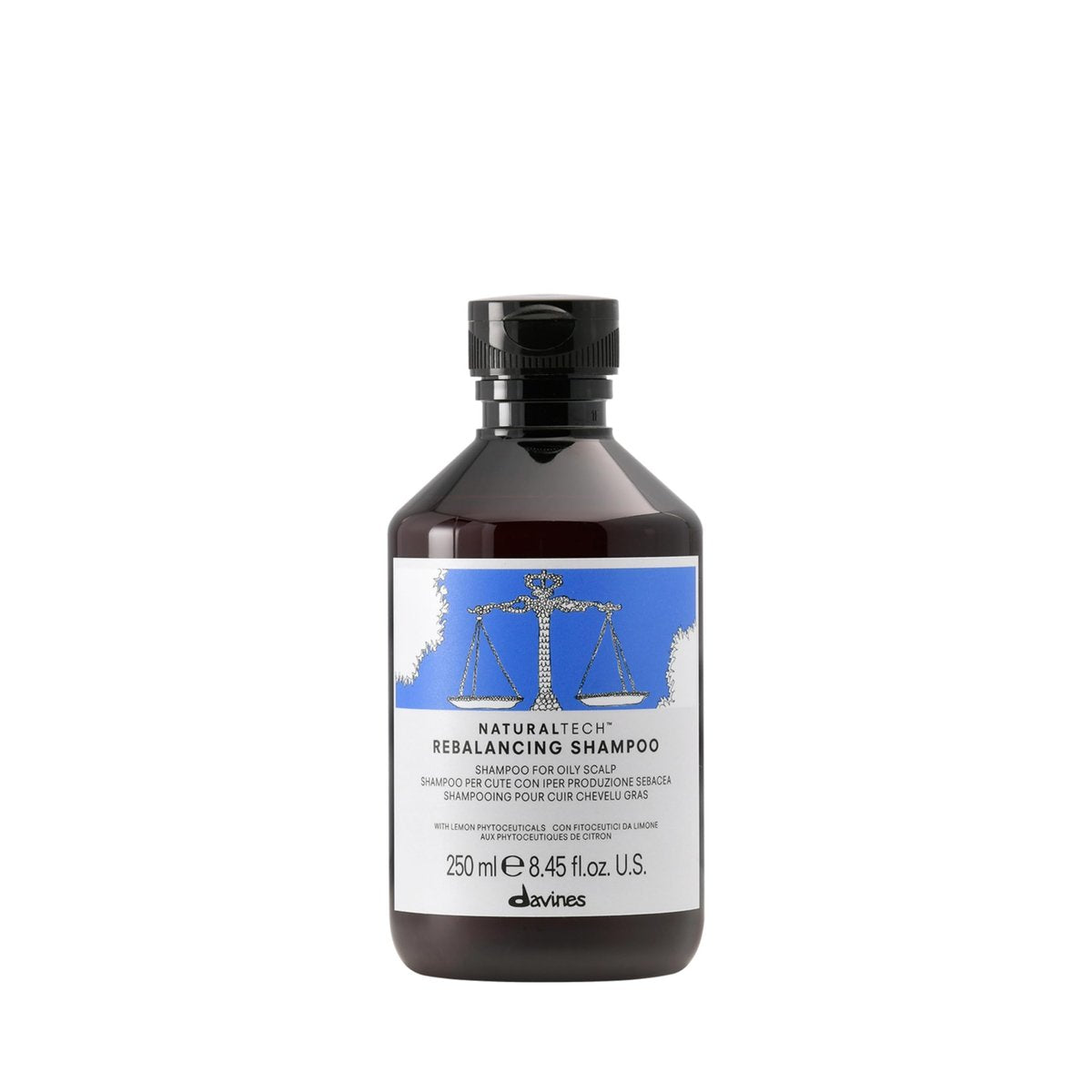 Davines Naturaltech Rebalancing Shampoo – Normalizing & Oil Control for Oily Scalp, 8.45 fl oz Avelisse