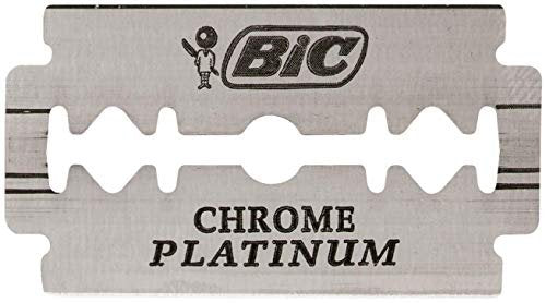 BIC Chrome Platinum Double Edge Razor Blades – 50 Count (5 Count Pack of 10) - görsel 6