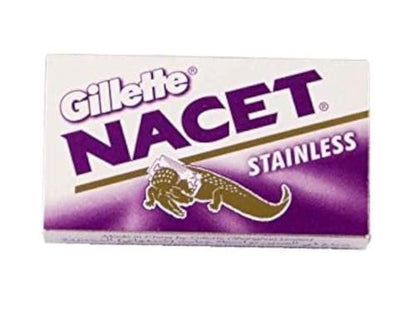 100 NACET Stainless Double Edge Razor Blades – 5 Count (Pack of 20)