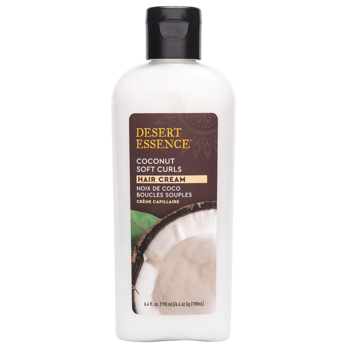 Desert Essence Coconut Soft Curls Hair Cream - Hydrating Curl Cream for Curly Hair - Silicone-Free, Vegan, Cruelty-Free - 6.4 oz Avelisse
