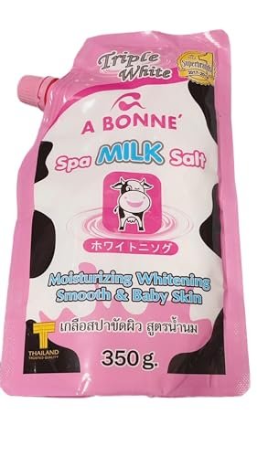 A Bonné Spa Milk Salt – Moisturizing Bath Salt for Soft, Radiant Skin (350g / 12.4 oz)